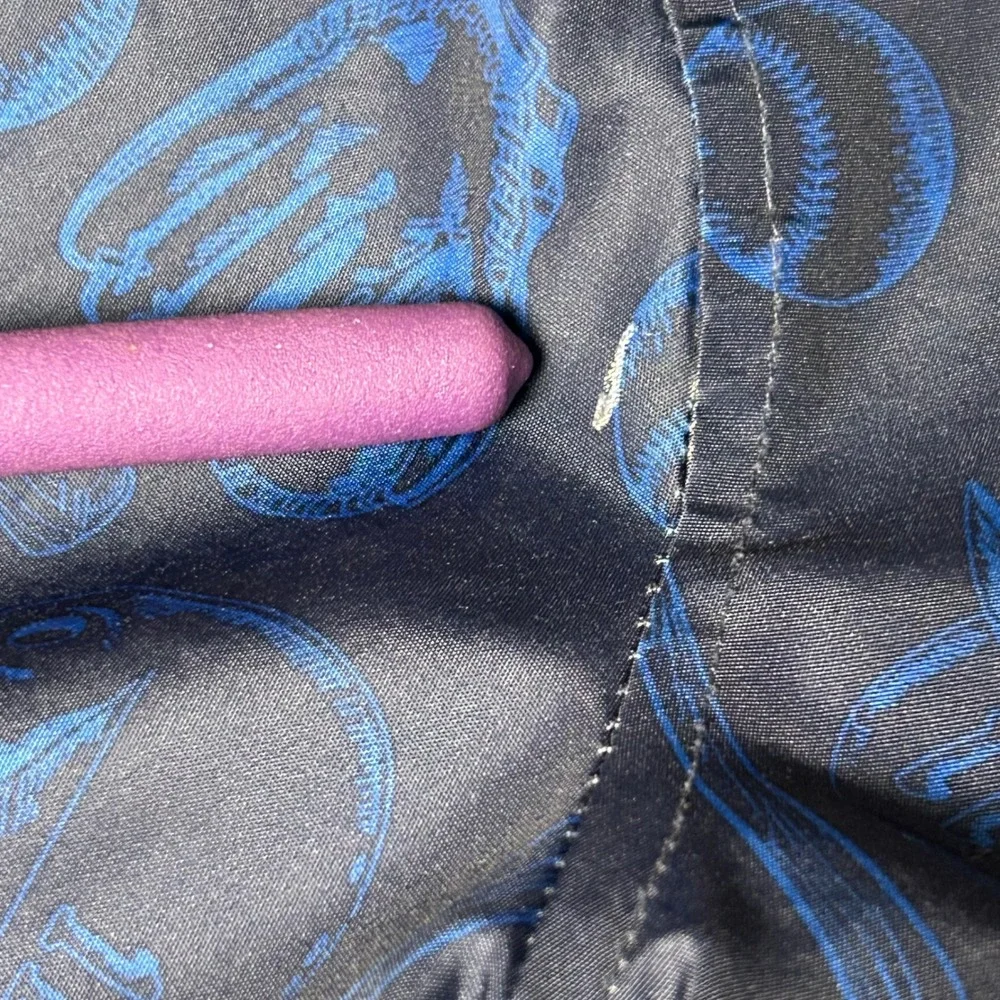 Carter's 3T Baseball Print Hooded Jacket –‎ Small Sleeve Tear